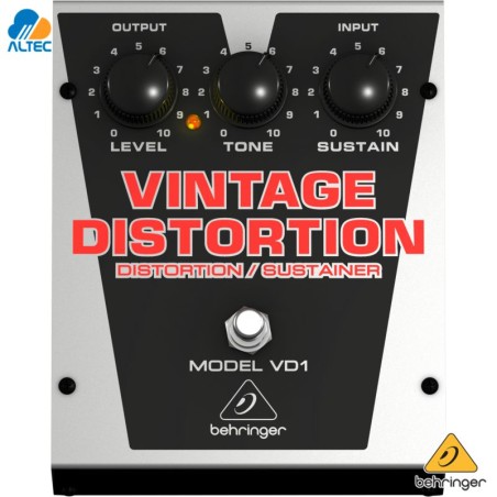 Behringer VD1 - pedal para guitarra VINTAGE DISTORTION