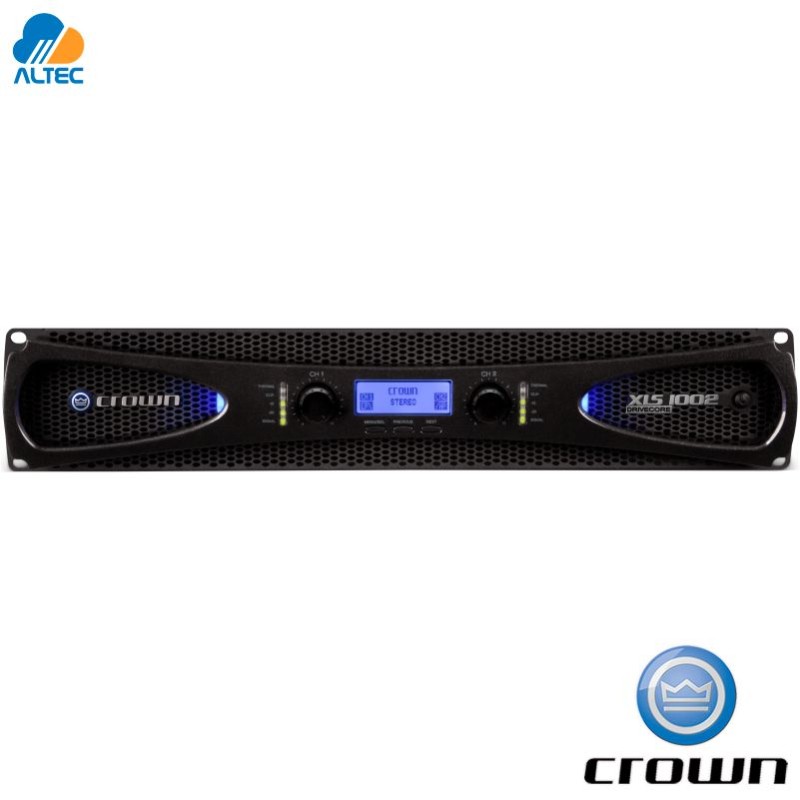 Crown XLS-1002 - 2 canales, 2x350w, amplificador