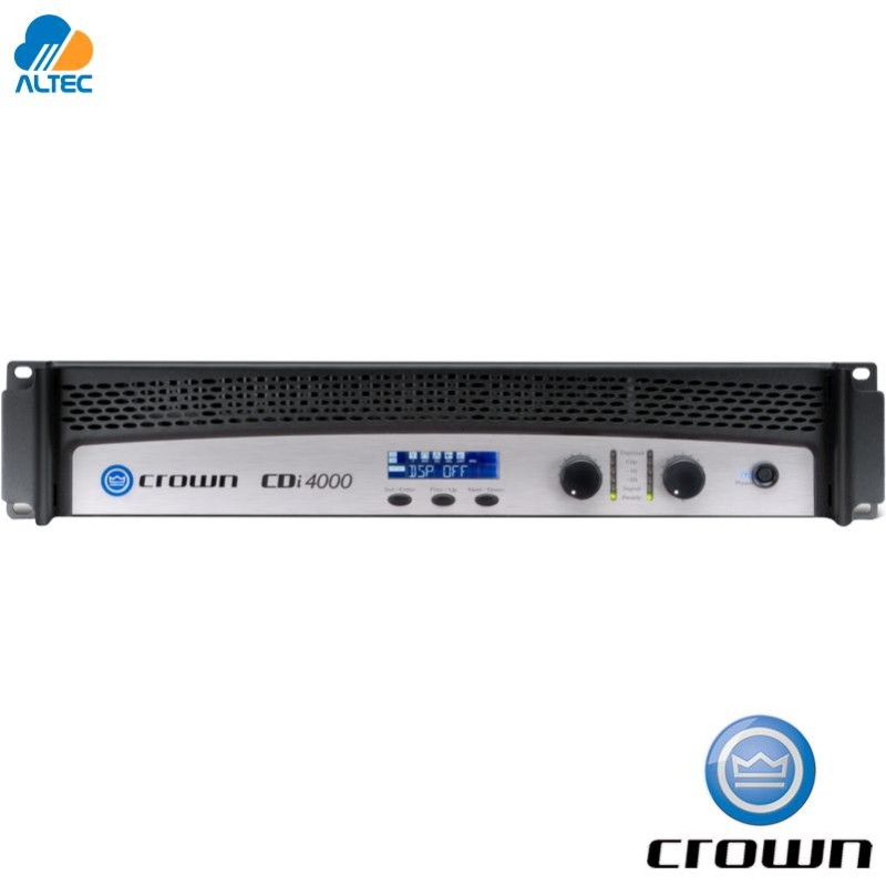 Crown CDI-4000 - 2 canales, 2x1200w, amplificador