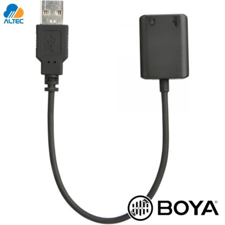 Boya BY-EA2L - adaptador de micrófono y audífono usb a 3.5mm