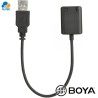 Boya BY-EA2L - adaptador de micrófono y audífono usb a 3.5mm