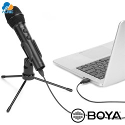 Boya BY-HM2 - micrófono de mano condensador USB para dispositivos móviles