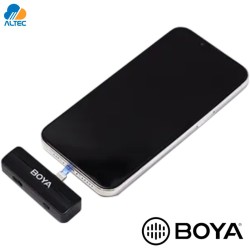 Boya BOYALINK A1 - sistema de micrófono inalámbrico ultracompacto de 2,4 GHz para USB-C y lightning