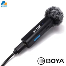 Boya BOYALINK A1 - sistema de micrófono inalámbrico ultracompacto de 2,4 GHz para USB-C y lightning