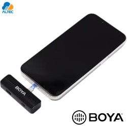 Boya BOYALINK A2 - sistema de micrófono inalámbrico doble ultracompacto de 2,4 GHz para USB-C y lightning