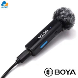 Boya BOYALINK A2 - sistema de micrófono inalámbrico doble ultracompacto de 2,4 GHz para USB-C y lightning