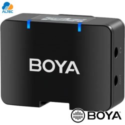 Boya BOYAMIC - sistema de micrófono inalámbrico doble 3-en-1 con grabadora 300metros