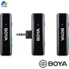 Boya BOYALINK-W - sistema dual de micrófono inalámbrico para cámaras, smartphones y computadoras