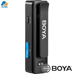 Boya BOYALINK-W - sistema dual de micrófono inalámbrico para cámaras, smartphones y computadoras