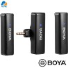 Boya BOYALINK-W - sistema dual de micrófono inalámbrico para cámaras, smartphones y computadoras