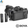 Boya BOYALINK-W - sistema dual de micrófono inalámbrico para cámaras, smartphones y computadoras