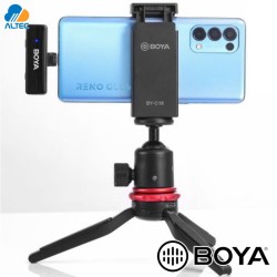 Boya BOYALINK-W - sistema dual de micrófono inalámbrico para cámaras, smartphones y computadoras