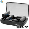 Boya BOYALINK-W - sistema dual de micrófono inalámbrico para cámaras, smartphones y computadoras