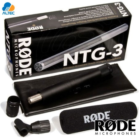 Rode NTG3-B - micrófono shotgun de condensador supercardioide