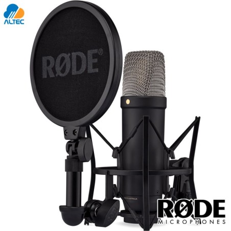 Rode NT1 5TH GENERATION BLACK - micrófono de condensador cardioide de diafragma grande