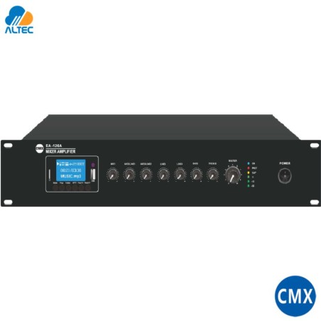 CMX EA-240A - mezclador amplificador - 1 zona - 4 entradas x 240w salida