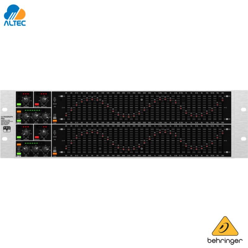 Behringer FBQ6200 - ecualizador gráfico estéreo de 31 bandas