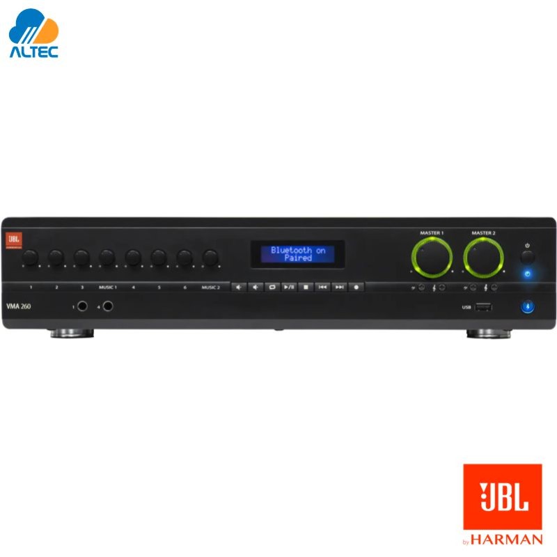 JBL VMA 260 - mezclador amplificador de 8 entradas x 60w salida