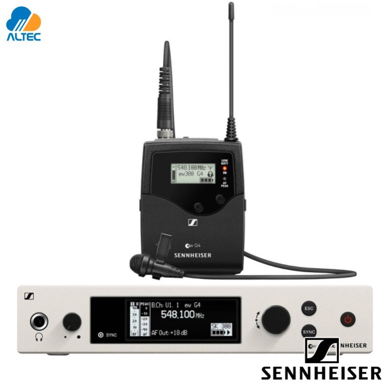 Sennheiser EW 300 G4-ME2-RC-BW - sistema inalámbrico lavalier o de solapa