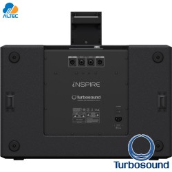 Turbosound IP3000 - 2000W, parlante PA de 12 pulgadas, mezclador 3 canales, bluetooth