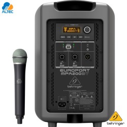 Combo parlante MPA200BT, micrófono inalámbrico ULM300USB y tripode MRS MRS-C1K-01-HD-2