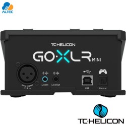 TC HELICON GOXLR MINI - mezclador de audio compacto para creadores de contenido