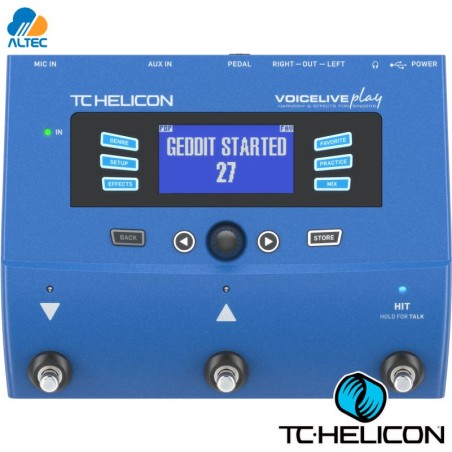 TC HELICON VOICELIVE PLAY - pedal para voz con efectos