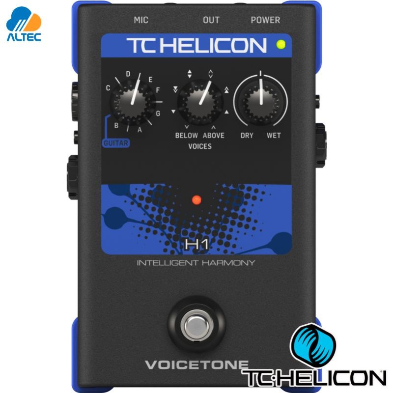 TC HELICON VOICETONE H1 - pedal para voz armonías