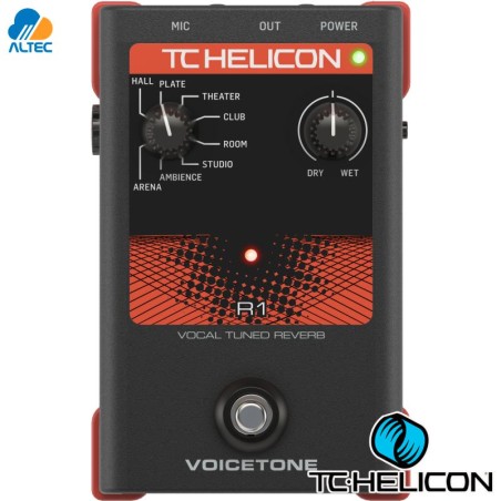 TC HELICON VOICETONE R1 - pedal para voz reverberación