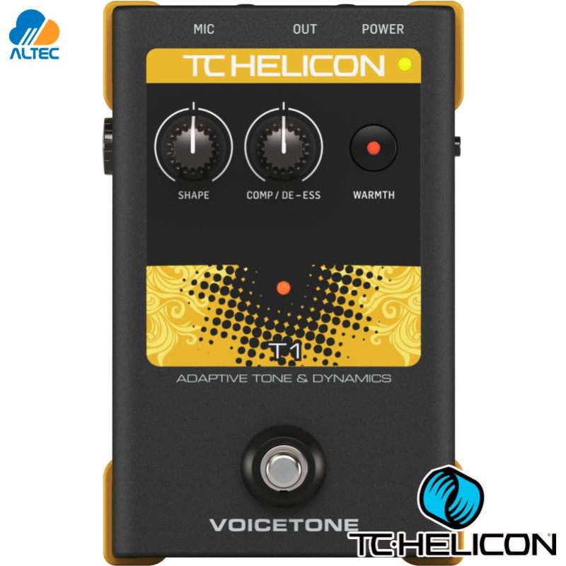 TC HELICON VOICETONE T1 - pedal para efectos dinámicos de voz