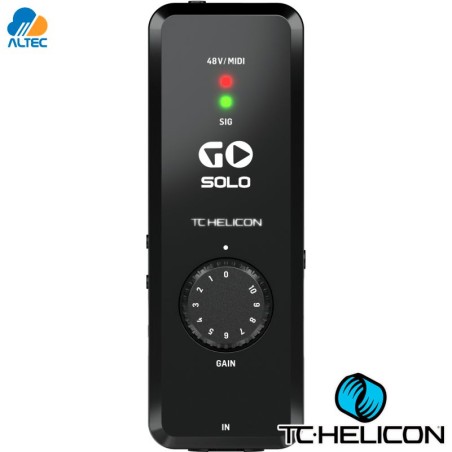 TC HELICON GO SOLO - interfaz de audio para dispositivos móviles y computadoras