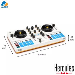 Hercules MIX ULTRA - Controlador Dj para smarphones y tabletas