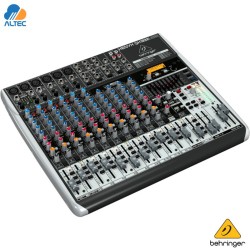 Behringer XENYX QX1832USB - mezclador de 18 entradas, 6 preamplificadores de micrófono, ecualizador, interfaz de audio y efectos