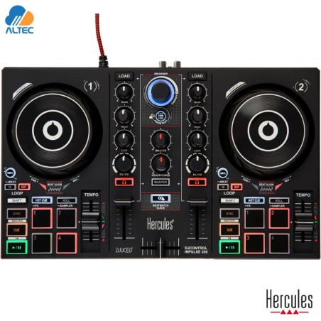 Hercules Inpulse 200 - Controlador Dj compacto para DJUCED