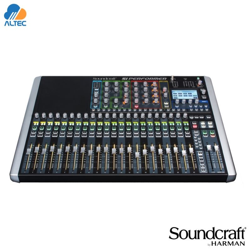 Mesa de mezcla analógica 24 canales 8 auxiliares 4 subgrupos Soundcraft