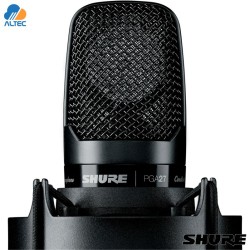 Shure PGA27-LC - micrófono de condensador cardioide de captación lateral y gran diafragma