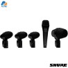 Shure PGADRUMKIT5 - juego de 5 micrófonos de batería para estudio y en vivo