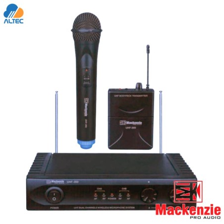 Microfonos inalambricos Micrófono inalámbrico para de karaoke UHF Dual  Cordless