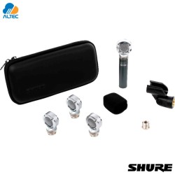 Shure BETA181KIT - micrófono de condensador figura 8, cardioide, supercardiode y omnidireccional para instrumentos