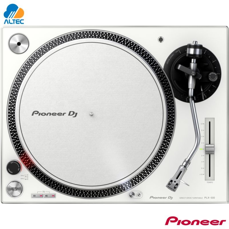 Pioneer dj PLX-500-W - tornamesa de tracción directa