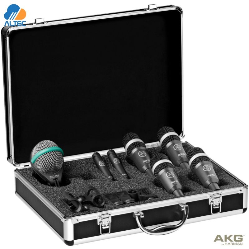 AKG DRUM SET CONCERT I - juego de 7 micrófonos de batería profesional