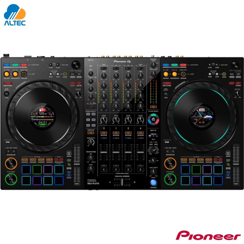 Pioneer dj DDJ-FLX10 - controlador dj de 4 canales para djs avanzados