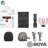 Boya BY-VG350 - microfono con tripode y luz led para smartphones