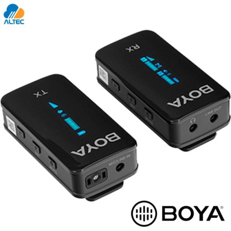 Boya BY-XM6-S1 - Sistema de micrófono inalámbrico ultracompacto de 2,4 GHz