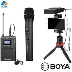 Boya BY-WM8 PRO-K4 - sistema de micrófono inalámbrico UHF de doble canal