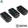 Boya BY-XM6-S2 - sistema de 2 micrófonos inalámbricos ultracompactos de 2,4 GHz