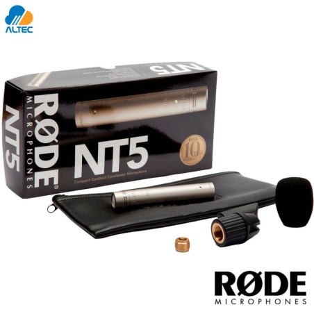 Rode NT5 - micrófono de condensador de pequeño diafragma de calidad prémium