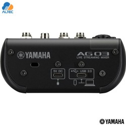 Yamaha AG03MK2 - interfaz de audio de 3 canales, 1 entradas XLR