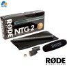 Rode NTG2 - micrófono shotgun de condensador super cardioide