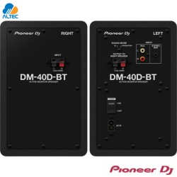 Pioneer DM-40D-BT, par de monitores de 4" con bluetooth